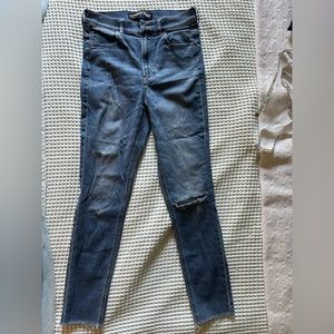 Express Ankle super high rise skinny jeans